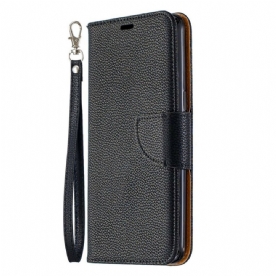 Folio-hoesje voor Samsung Galaxy A10s Flip Case Litchi Flap Schuin