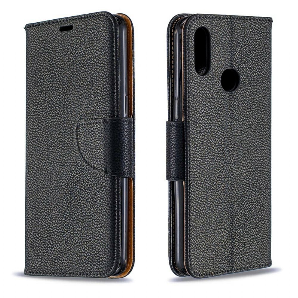 Folio-hoesje voor Samsung Galaxy A10s Flip Case Litchi Flap Schuin