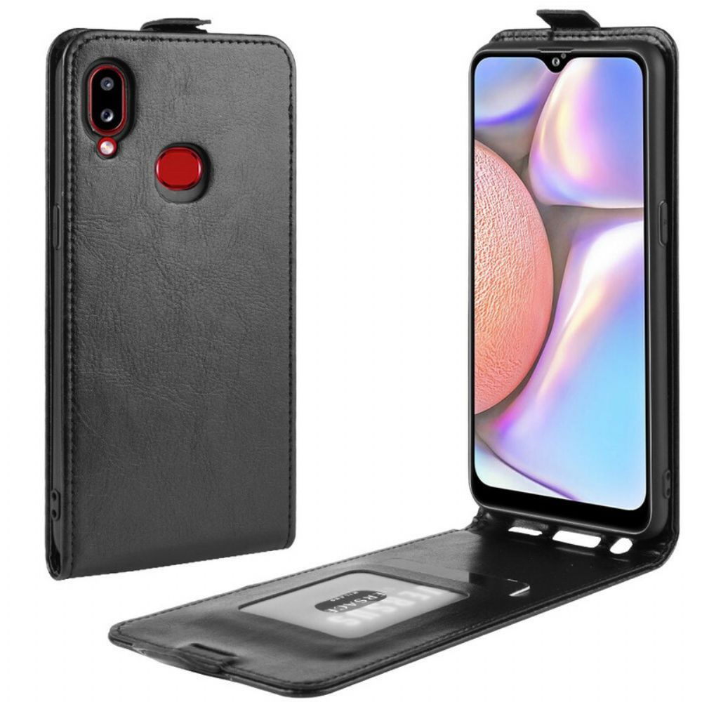 Folio-hoesje voor Samsung Galaxy A10s Flip Case Opvouwbaar Leereffect