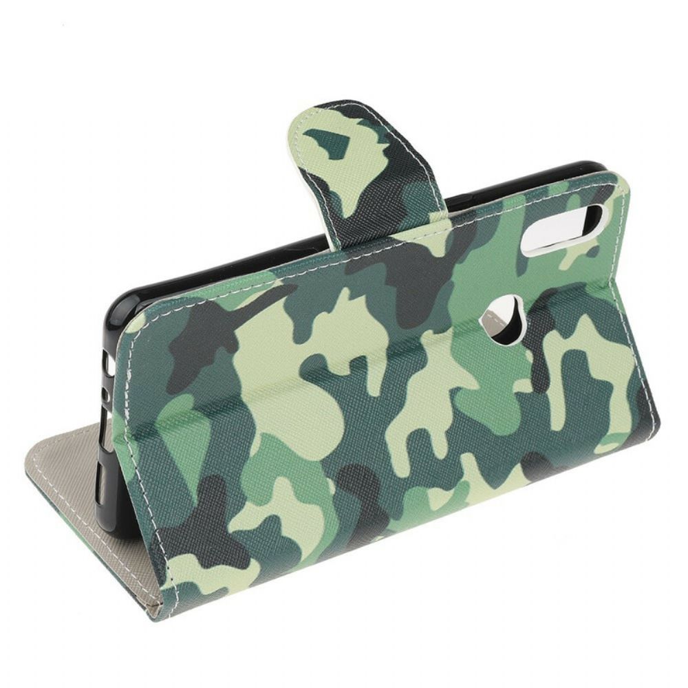 Folio-hoesje voor Samsung Galaxy A10s Militaire Camouflage