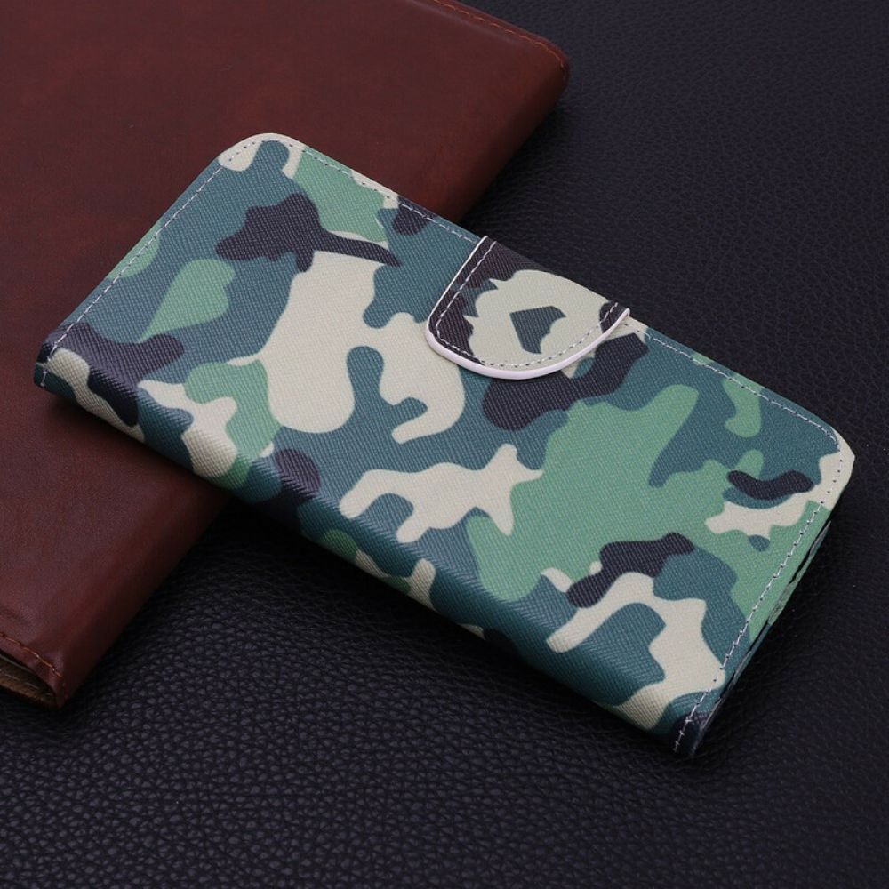 Folio-hoesje voor Samsung Galaxy A10s Militaire Camouflage