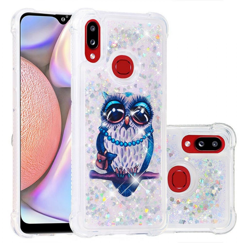 Hoesje voor Samsung Galaxy A10s Miss Glitteruil