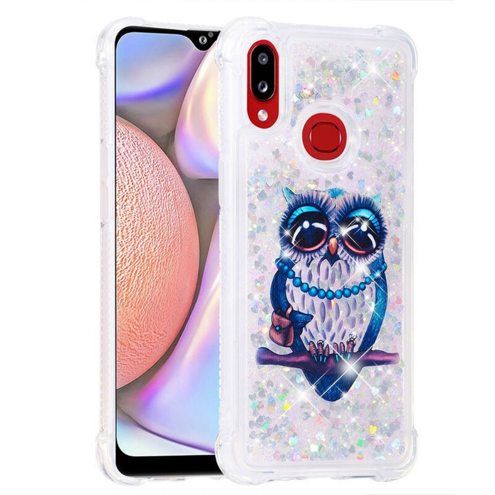 Hoesje voor Samsung Galaxy A10s Miss Glitteruil