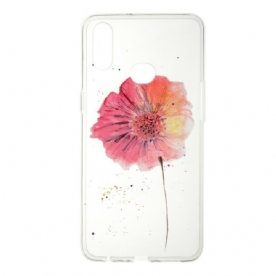 Hoesje voor Samsung Galaxy A10s Naadloos Aquarel Bloemenpatroon