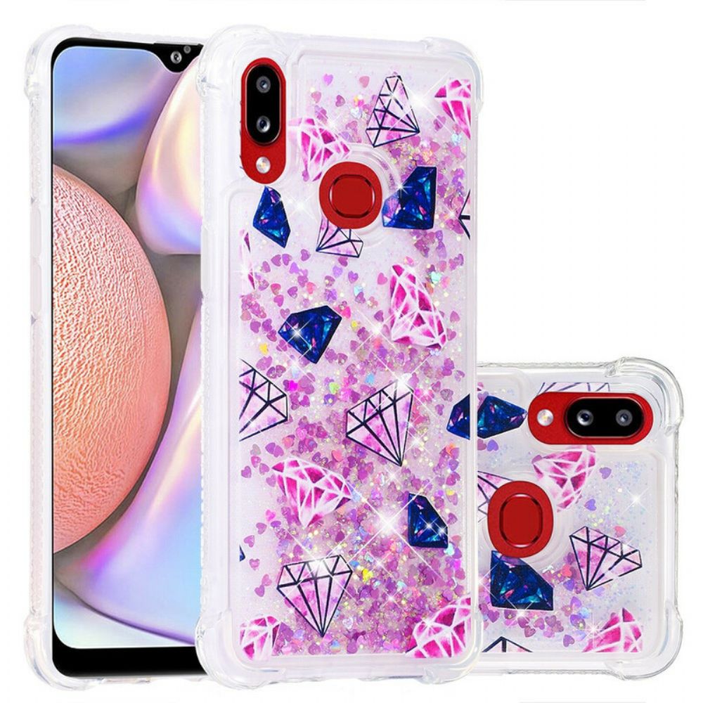 Telefoonhoesje voor Samsung Galaxy A10s Glitter Diamanten