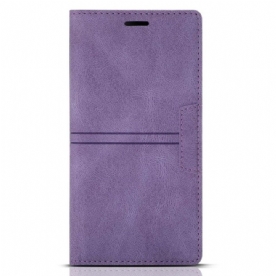 Bescherming Hoesje voor Samsung Galaxy A54 5G Folio-hoesje Stijl Lederen Couture