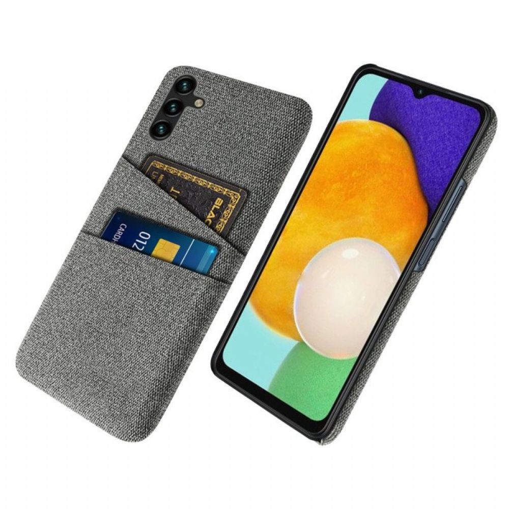 Hoesje voor Samsung Galaxy A54 5G Doek Voor Kaarthouders