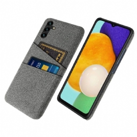 Hoesje voor Samsung Galaxy A54 5G Doek Voor Kaarthouders