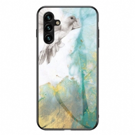 Hoesje voor Samsung Galaxy A54 5G Marmeren Kleuren Gehard Glas