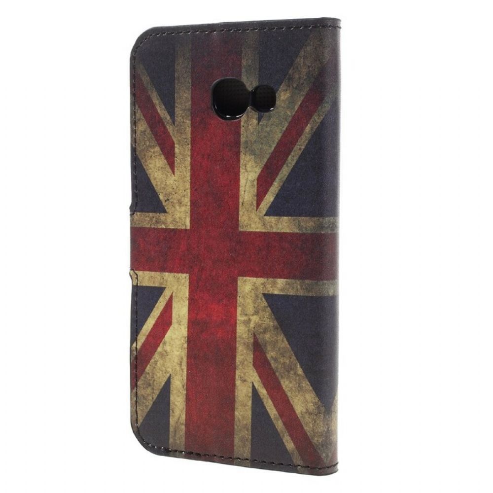 Folio-hoesje voor Samsung Galaxy A5 2017 Engeland Vlag