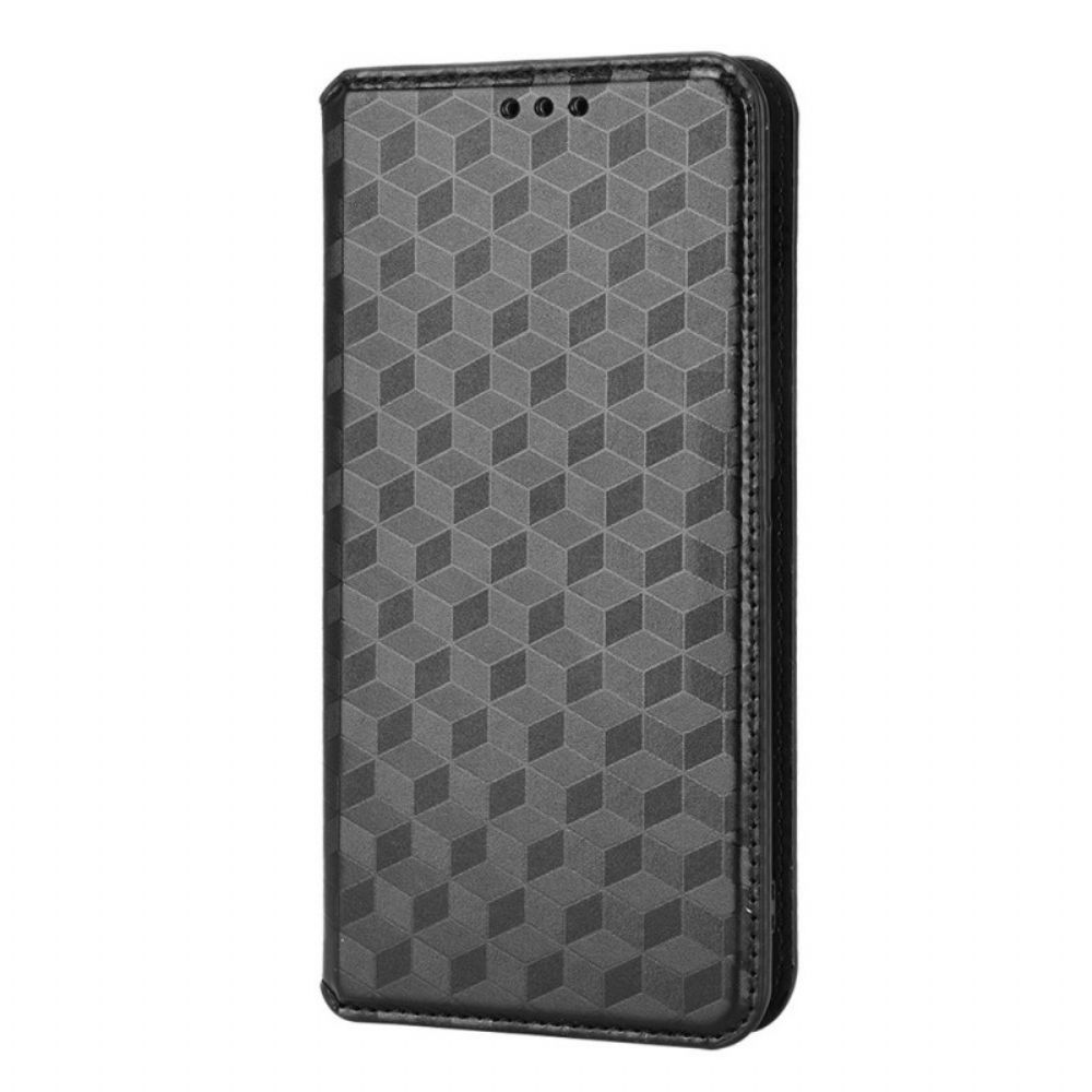 Bescherming Hoesje voor Xiaomi Redmi Note 11 / 11S Folio-hoesje 3d Diamanten Leereffect