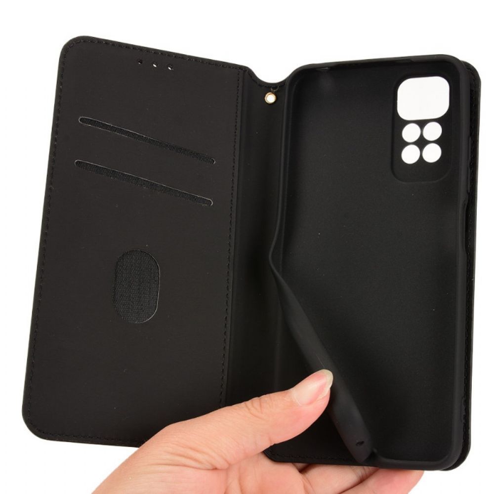 Bescherming Hoesje voor Xiaomi Redmi Note 11 / 11S Folio-hoesje 3d Diamanten Leereffect