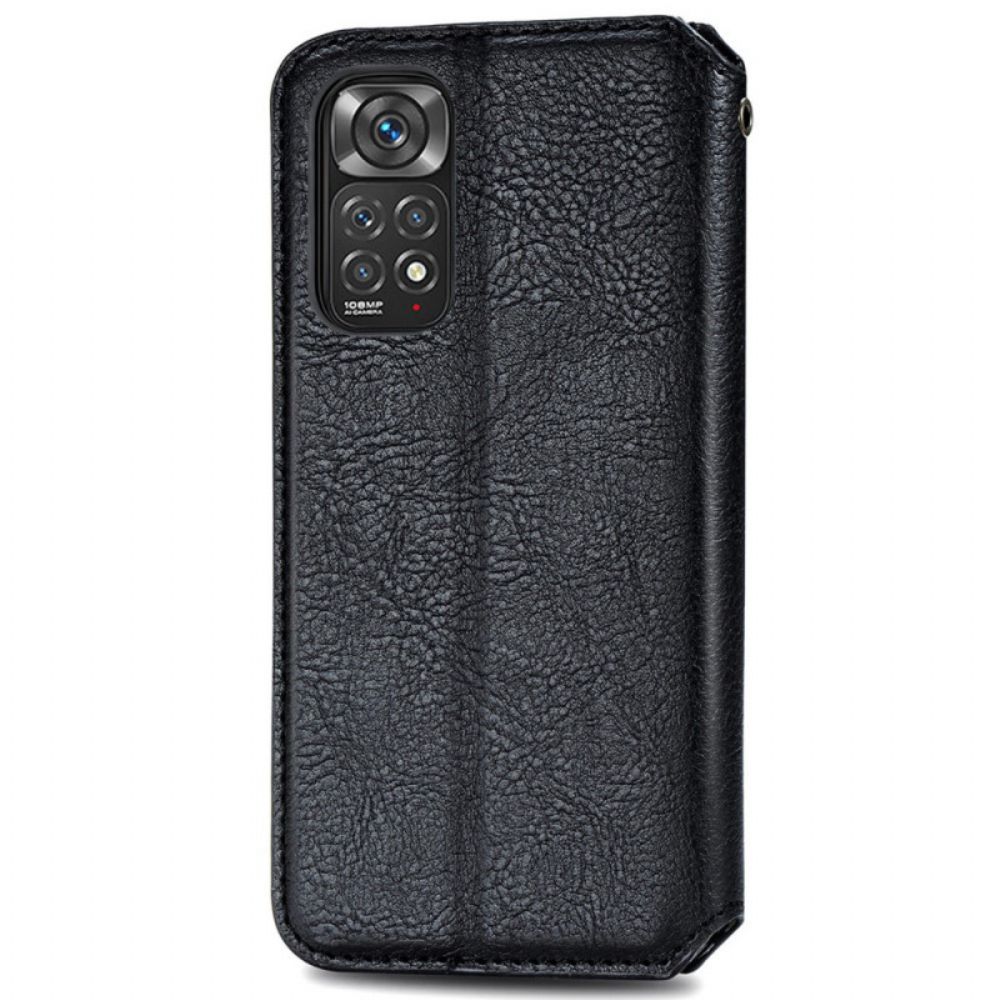 Bescherming Hoesje voor Xiaomi Redmi Note 11 / 11S Folio-hoesje Diamant Textuur Leereffect