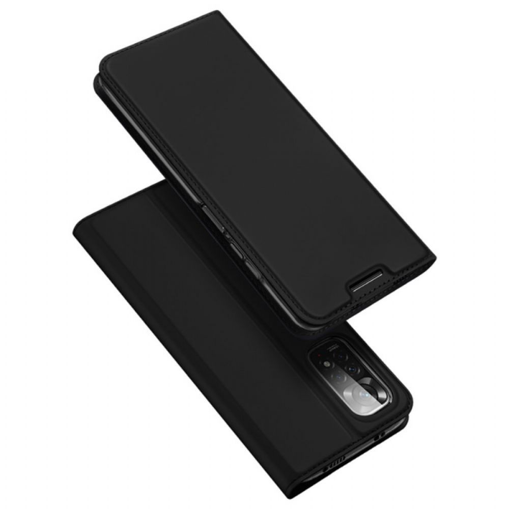 Bescherming Hoesje voor Xiaomi Redmi Note 11 / 11S Folio-hoesje Dux Ducis Pro-skin