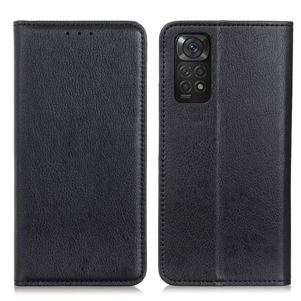 Bescherming Hoesje voor Xiaomi Redmi Note 11 / 11S Folio-hoesje Getextureerd Litchi-splitleer