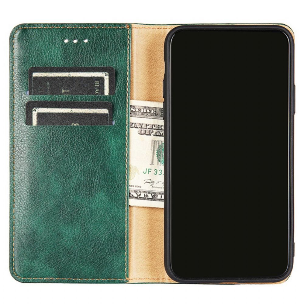 Bescherming Hoesje voor Xiaomi Redmi Note 11 / 11S Folio-hoesje Vintage Lederen Stijl