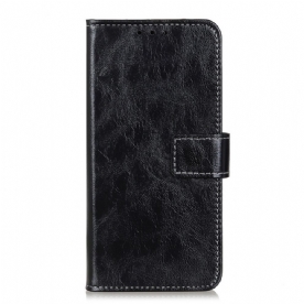 Flip Case voor Xiaomi Redmi Note 11 / 11S Glanzende En Zichtbare Naden