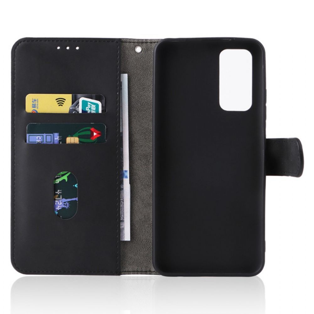 Flip Case voor Xiaomi Redmi Note 11 / 11S Skin-touch Met Lanyard