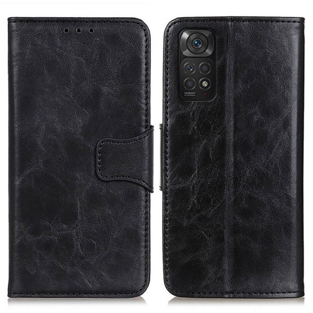 Folio-hoesje voor Xiaomi Redmi Note 11 / 11S Flip Case Textuur Magnetische Flap