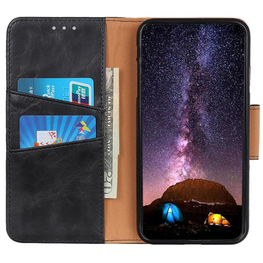 Folio-hoesje voor Xiaomi Redmi Note 11 / 11S Flip Case Textuur Magnetische Flap