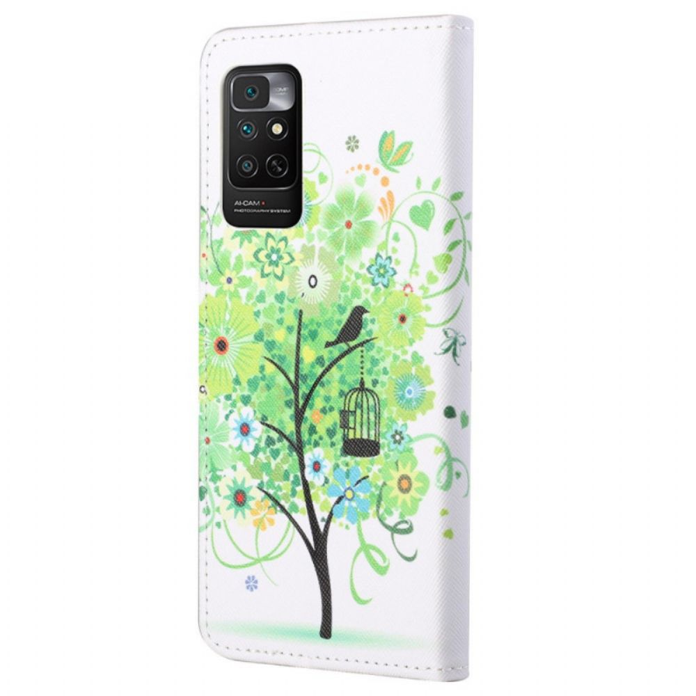 Folio-hoesje voor Xiaomi Redmi Note 11 / 11S Groene Boom