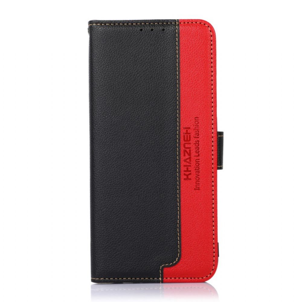 Folio-hoesje voor Xiaomi Redmi Note 11 / 11S Liche-stijl Rfid Khazneh