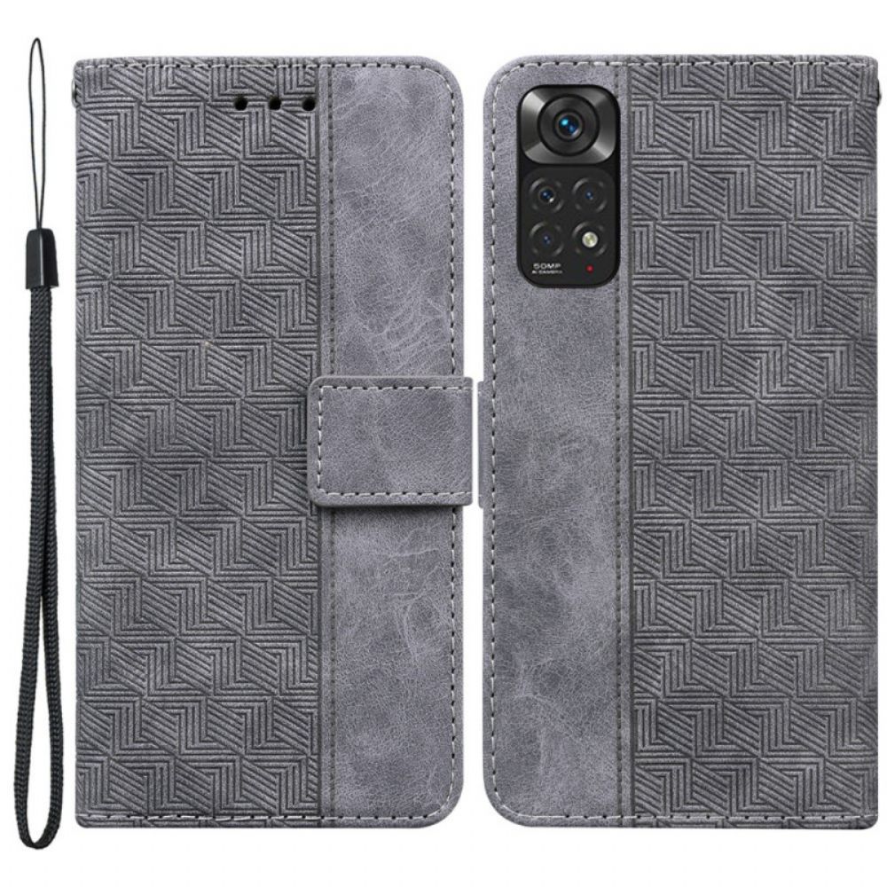 Folio-hoesje voor Xiaomi Redmi Note 11 / 11S Met Ketting Bandontwerp