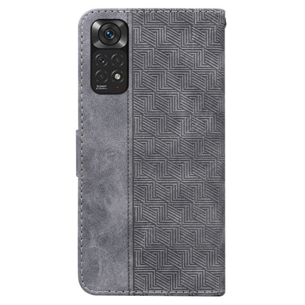 Folio-hoesje voor Xiaomi Redmi Note 11 / 11S Met Ketting Bandontwerp