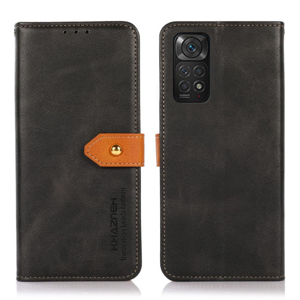 Folio-hoesje voor Xiaomi Redmi Note 11 / 11S Met Khazneh-band