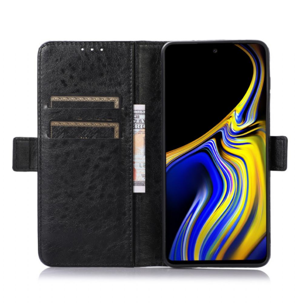 Folio-hoesje voor Xiaomi Redmi Note 11 / 11S Subtiele Stiksels