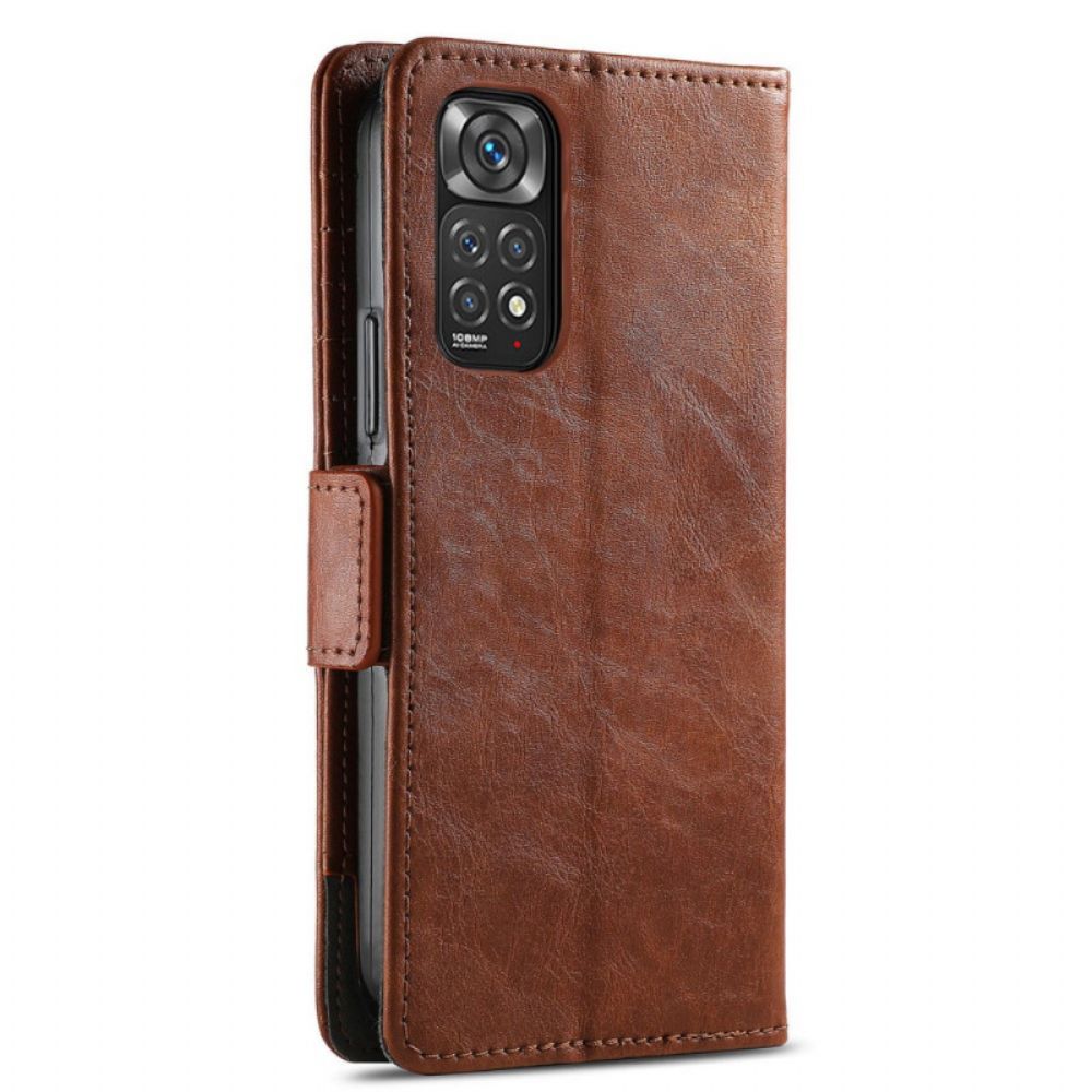 Folio-hoesje voor Xiaomi Redmi Note 11 / 11S Tweekleurige Dubbele Sluiting