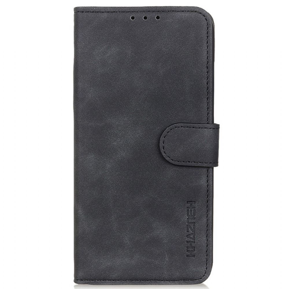 Folio-hoesje voor Xiaomi Redmi Note 11 / 11S Vintage Leereffect Khazneh