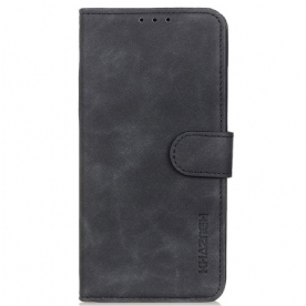 Folio-hoesje voor Xiaomi Redmi Note 11 / 11S Vintage Leereffect Khazneh