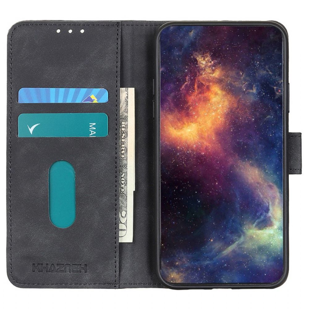 Folio-hoesje voor Xiaomi Redmi Note 11 / 11S Vintage Leereffect Khazneh