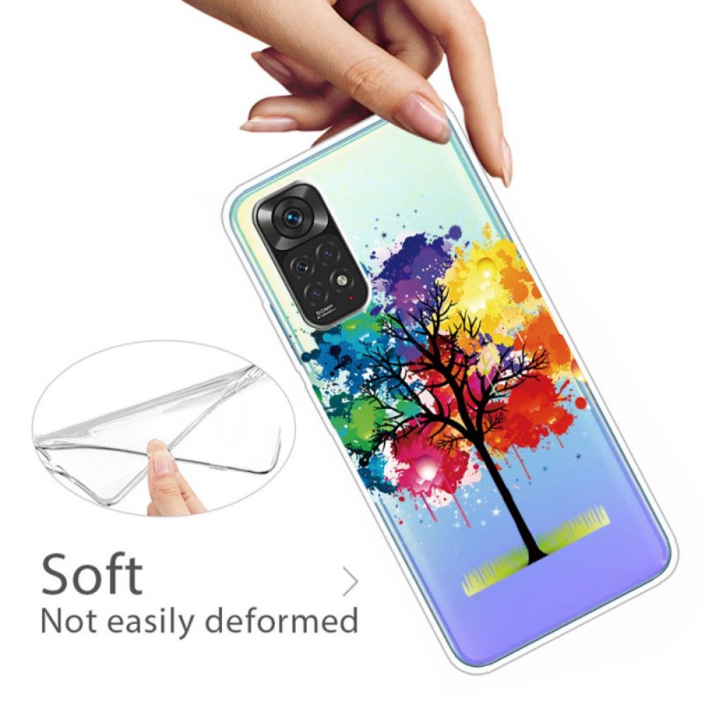 Hoesje voor Xiaomi Redmi Note 11 / 11S Aquarel Boom Naadloos