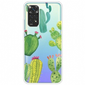 Hoesje voor Xiaomi Redmi Note 11 / 11S Cactus Aquarel