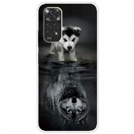 Hoesje voor Xiaomi Redmi Note 11 / 11S Droom Van Puppy