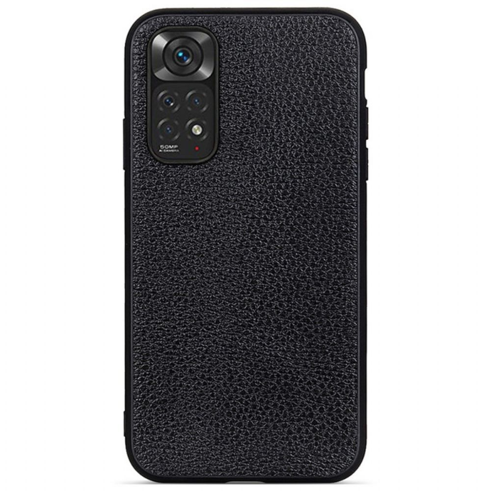 Hoesje voor Xiaomi Redmi Note 11 / 11S Echt Litchi Leer