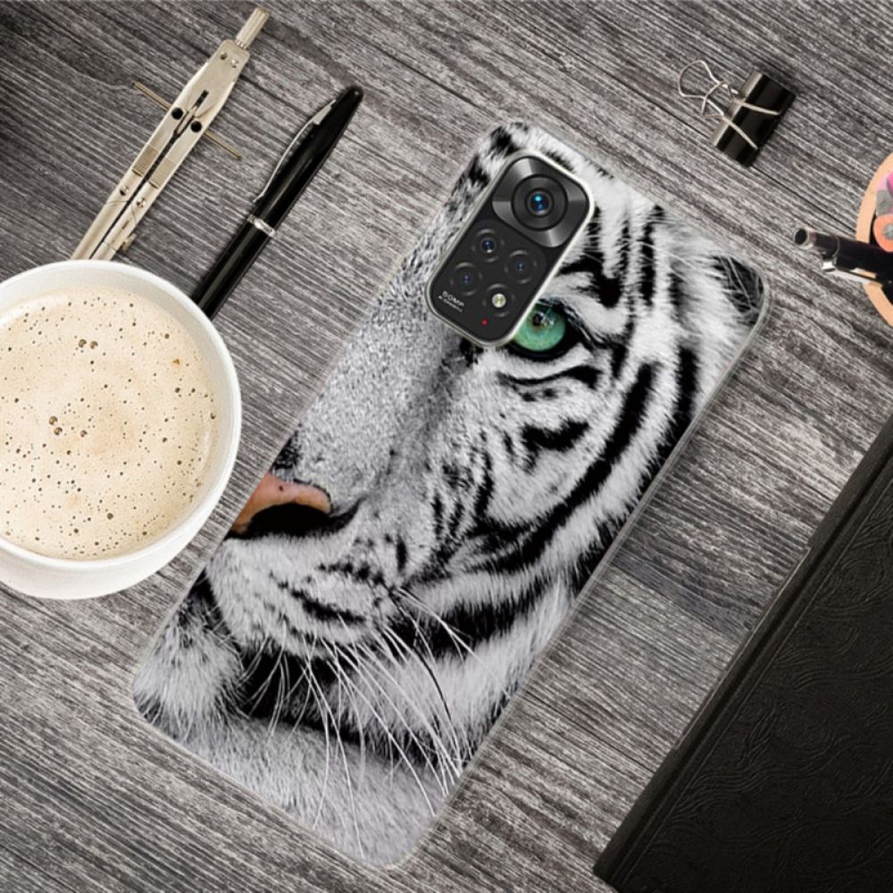 Hoesje voor Xiaomi Redmi Note 11 / 11S Flexibele Tijger