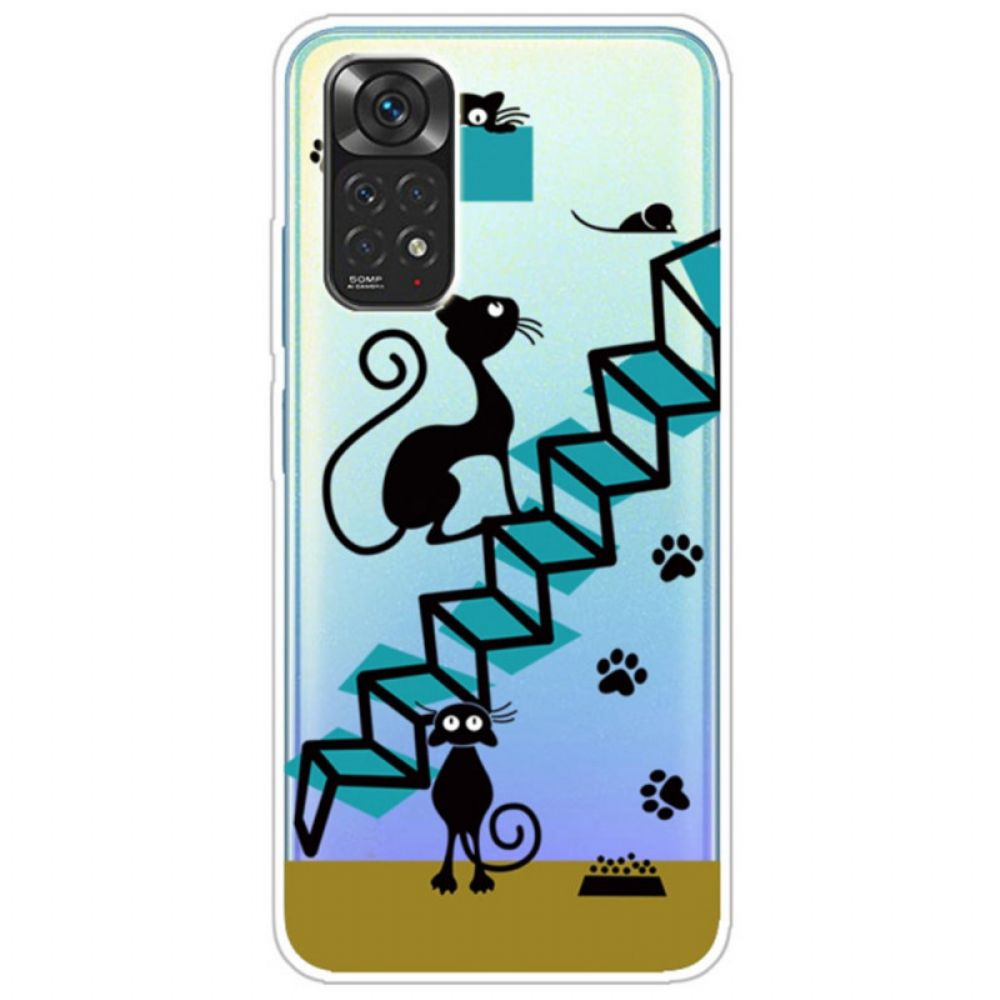 Hoesje voor Xiaomi Redmi Note 11 / 11S Grappige Katten