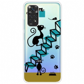 Hoesje voor Xiaomi Redmi Note 11 / 11S Grappige Katten