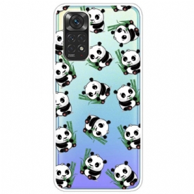 Hoesje voor Xiaomi Redmi Note 11 / 11S Kleine Panda's