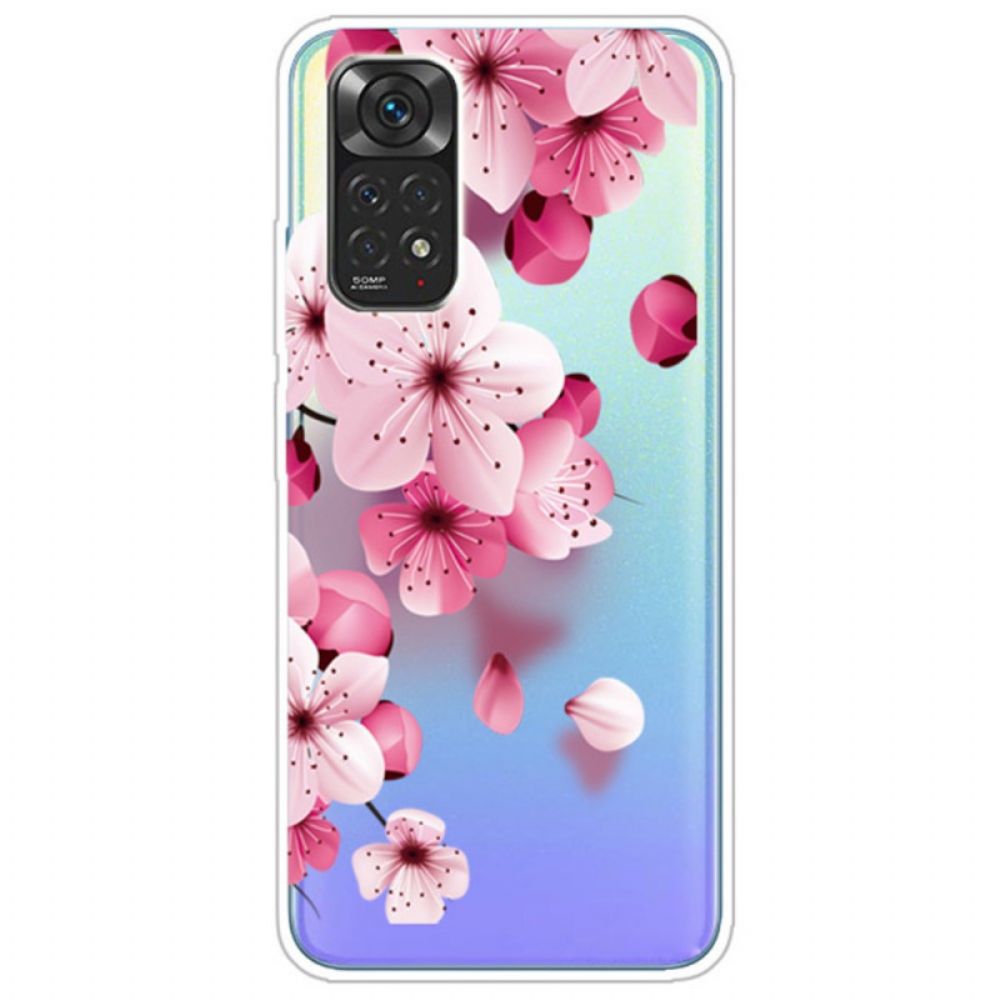 Hoesje voor Xiaomi Redmi Note 11 / 11S Kleine Roze Bloemen