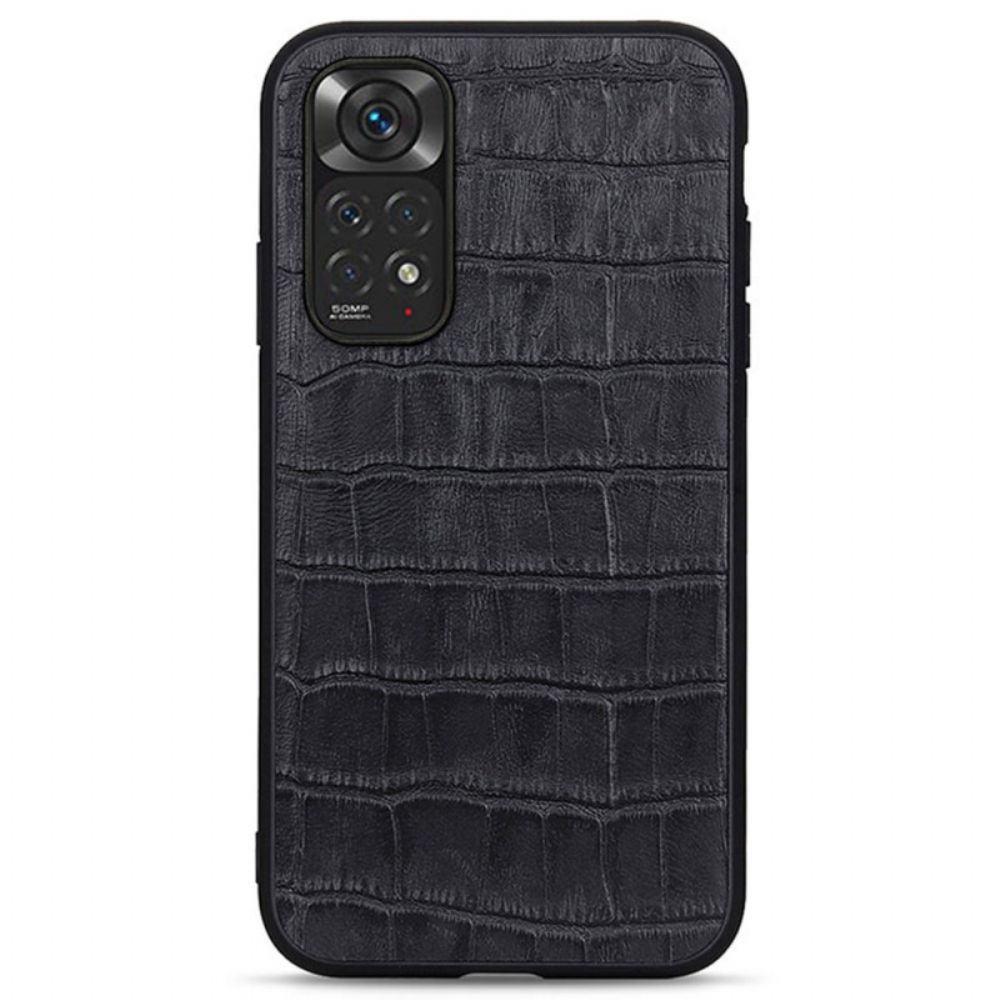 Hoesje voor Xiaomi Redmi Note 11 / 11S Krokodillenleereffect