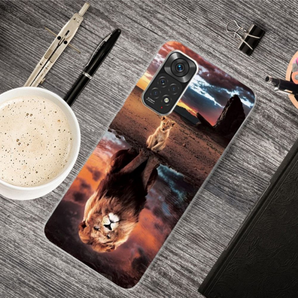 Hoesje voor Xiaomi Redmi Note 11 / 11S Leeuwenwelp Droom