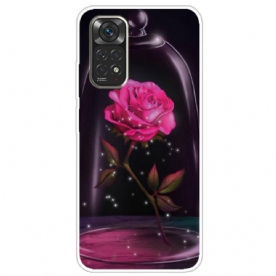 Hoesje voor Xiaomi Redmi Note 11 / 11S Magische Roos