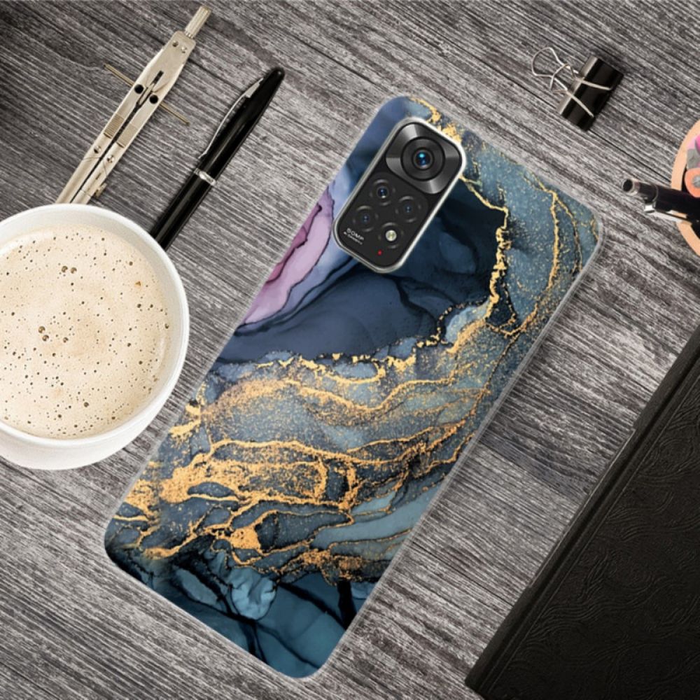 Hoesje voor Xiaomi Redmi Note 11 / 11S Marmeren Aquarel