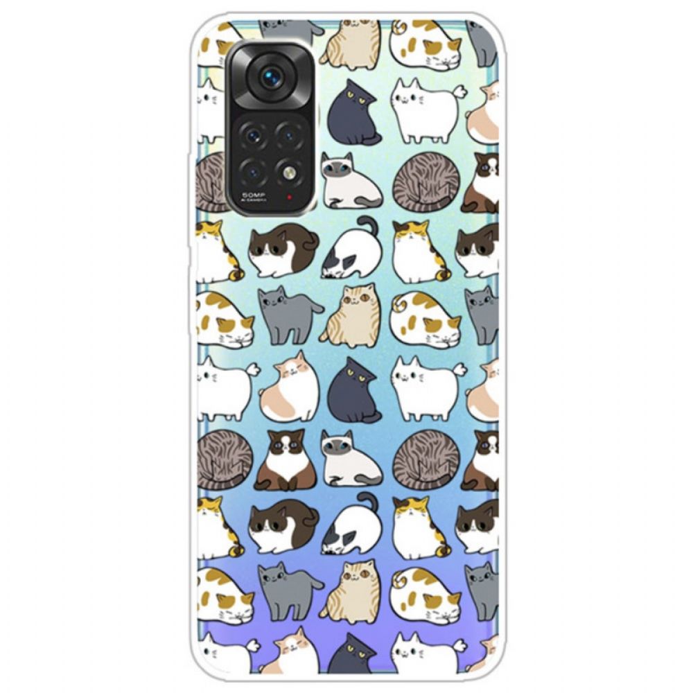 Hoesje voor Xiaomi Redmi Note 11 / 11S Top Katten