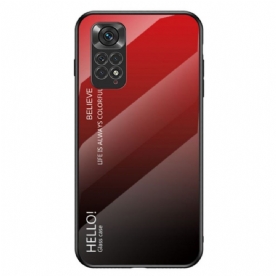 Telefoonhoesje voor Xiaomi Redmi Note 11 / 11S Hallo Gehard Glas