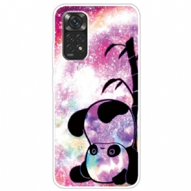 Telefoonhoesje voor Xiaomi Redmi Note 11 / 11S Panda En Bamboe